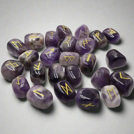 Amethyst Rune Stones