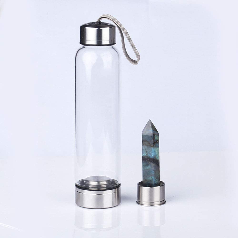 Labradorite Crystal Elixir Water Bottle