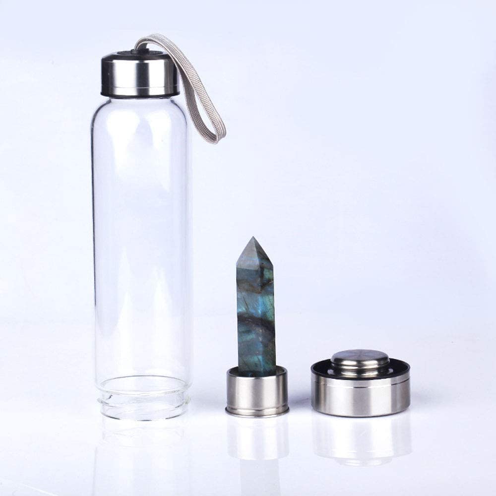 Labradorite Crystal Elixir Water Bottle