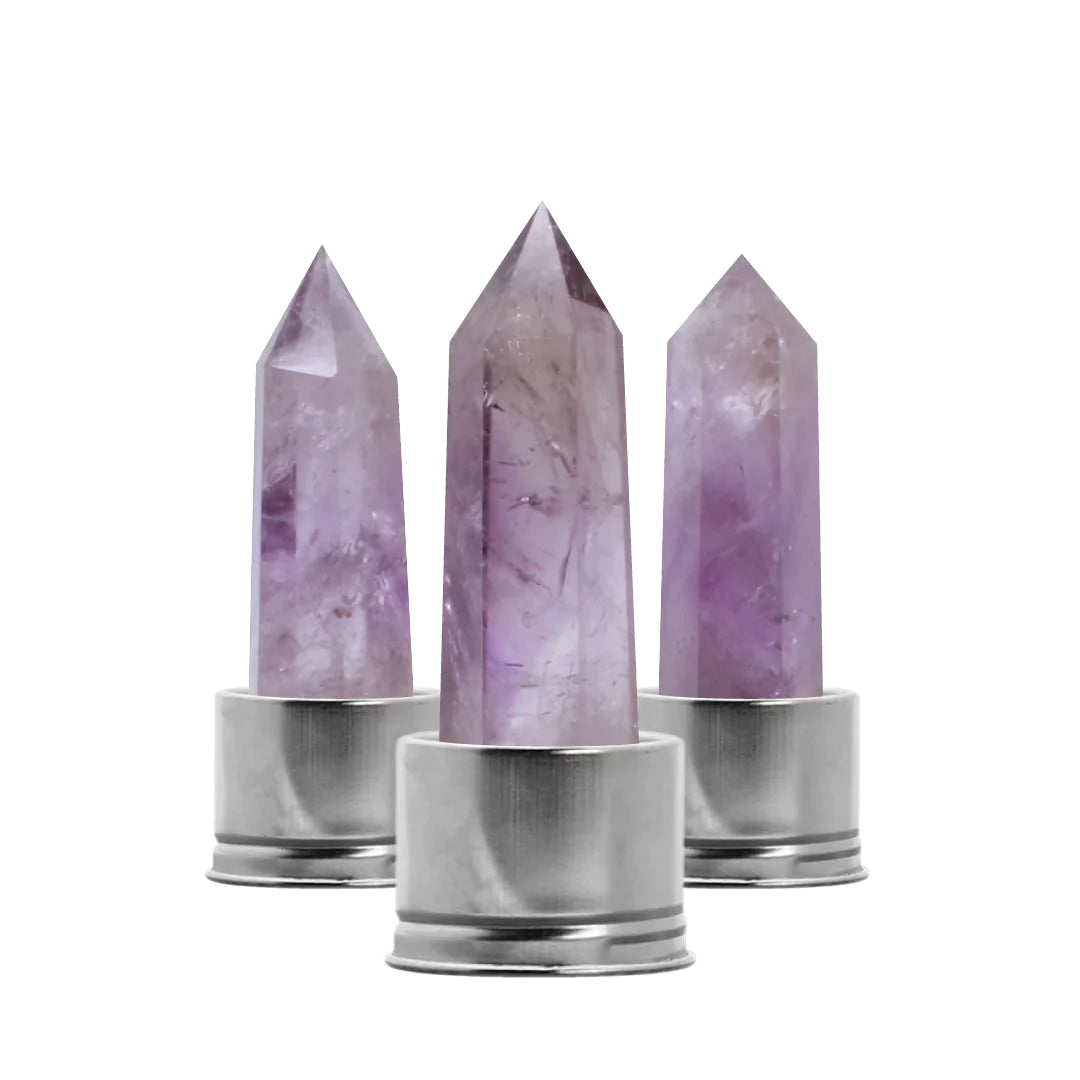 Amethyst Crystal Elixir Water Bottle