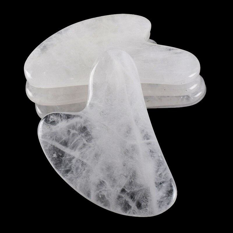 Clear Quartz Crystal Gua Sha