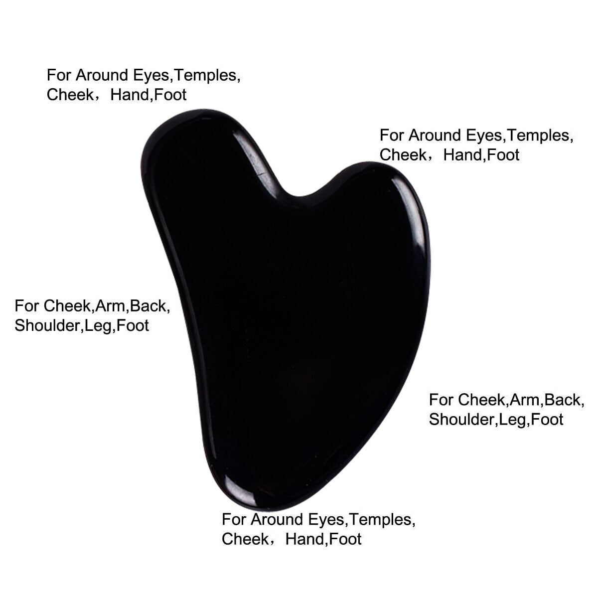 Black Obsidian Gua Sha