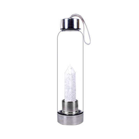 Howlite Crystal Elixir Water Bottle