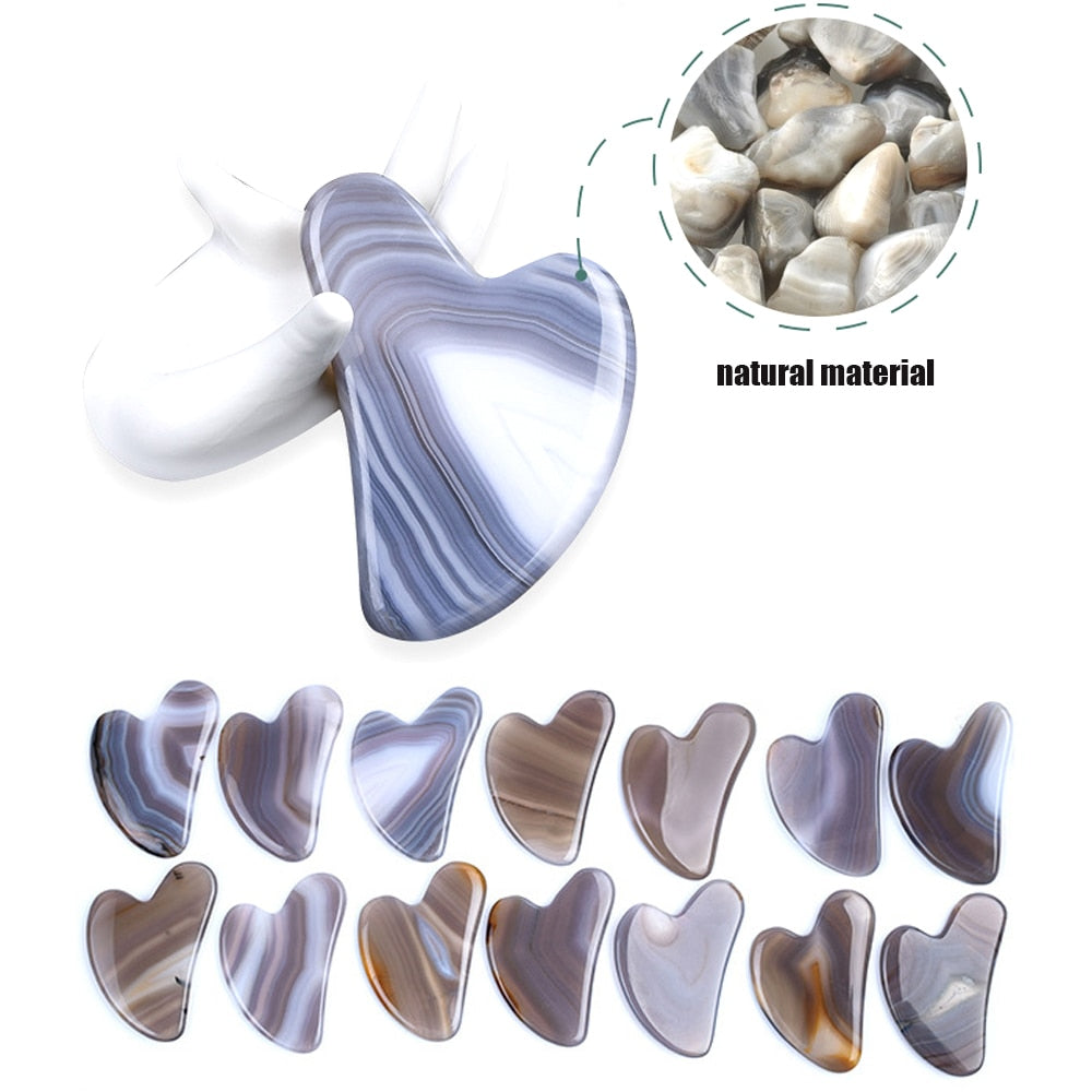 Grey Agate Gua Sha