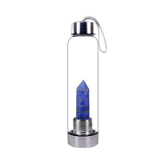 Lapis Lazuli Crystal Elixir Water Bottle