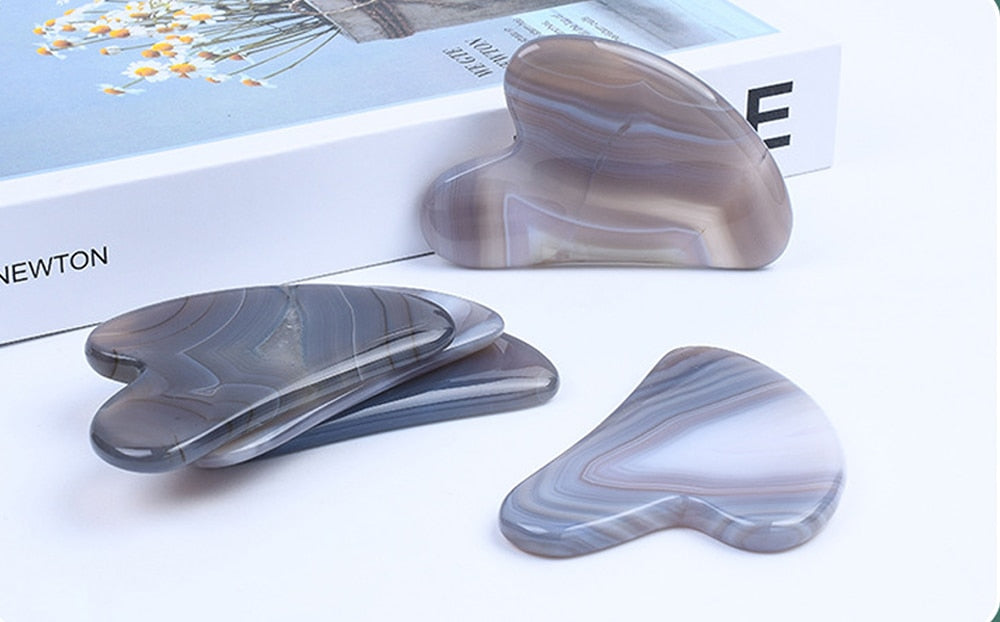 Grey Agate Gua Sha