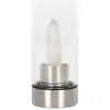 Clear Quartz Crystal Elixir Water Bottle